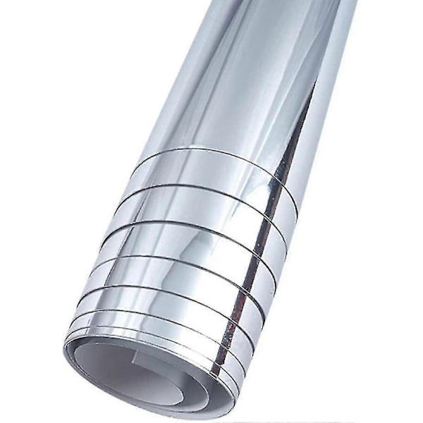 Fleksible Speilark, Speilveggklistremerker Ikke-glass Selvklebende Speil For Baderom, Soveromskommode[HK] 50x200cm