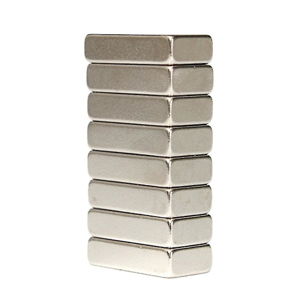 HKK  8 kpl 20x10x5mm N52 Kuutio Harvinaisten Maametallien Neodyymi Jääkaappimagneetti Super Vahva Lohko Mengxi