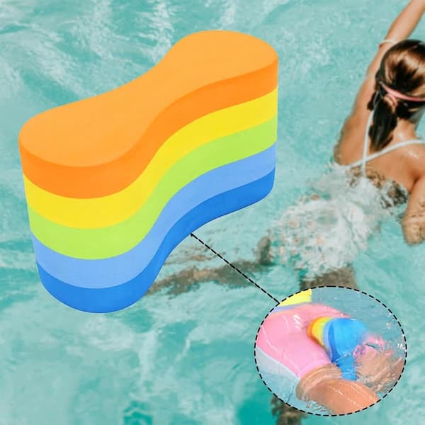 Svømme Pull Float - EVA Pool Træningshjælp, Ben Float til Svømning | til Voksen Ungdom Begynder Overkropsstyrke Pool Vandsport Sum[HK]