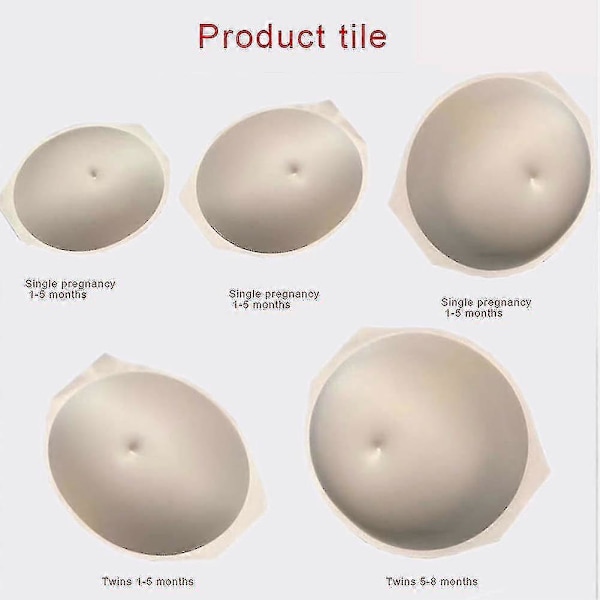 Simulert Gravid Mage Magebump Skuespiller Cosplay Rekvisitter Pustende Sceneopptreden[HK] S Skin Color