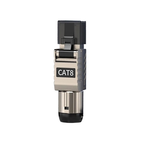 1 kpl Rj45 Cat8 Ethernet-kaapeliliittimet Rj45 Metal Tool Free Easy Termination Plug 2000mhz 40g Lan([HK])