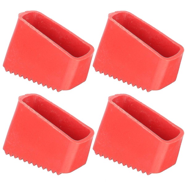 HKK  4pcs Household Ladder Feet Covers Rubber Ladder Feet Pads Non-slip Ladder Leg Covers