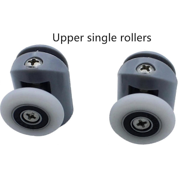4 st Duschdörrsrullar, Duschglasrullar Dusch Enkelhjul Löpare Trissor, 25mm Hjul För Duschkabin, Duschrum, Dusch Scr[HK]