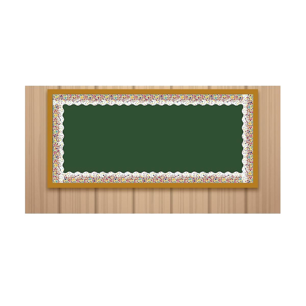 20 m scalloped ihanat tarrat värikkäät pistekuvioiset tarrat koristetarrat luokkahuoneen taulun reunat Bu([HK])
