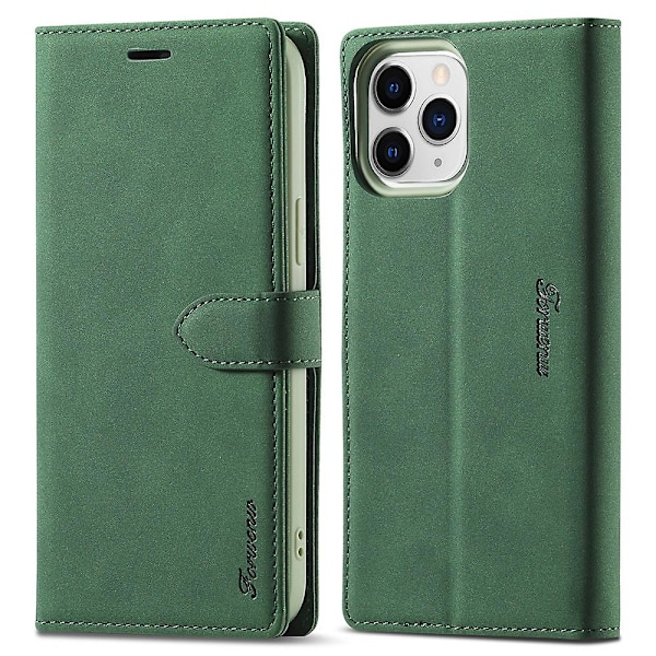 FORWENW F1 Serie Full Beskyttelse Fallbestandig Skinnfølelse Lærveske for iPhone 13 6.1 tommer [HK]