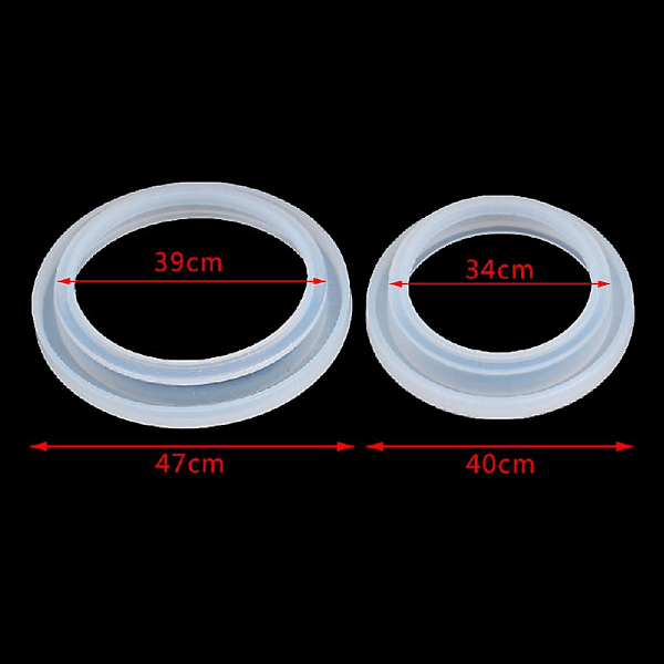 10 st Tätnings O-ring För 4,5cm 5,2cm Vakuumflasklock Propp Termosmugg Lock[HK] A Clear