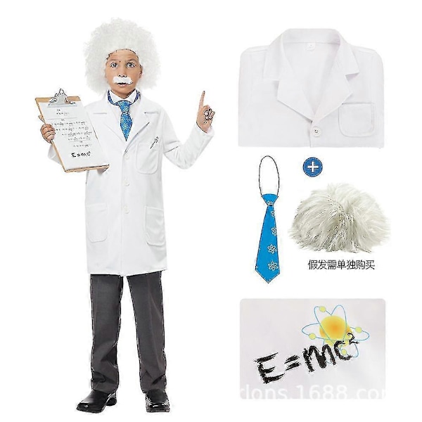 \"Barnefysiker Vitenskapsmann Profesjonelle Kostymer Tw\"[HK] XL