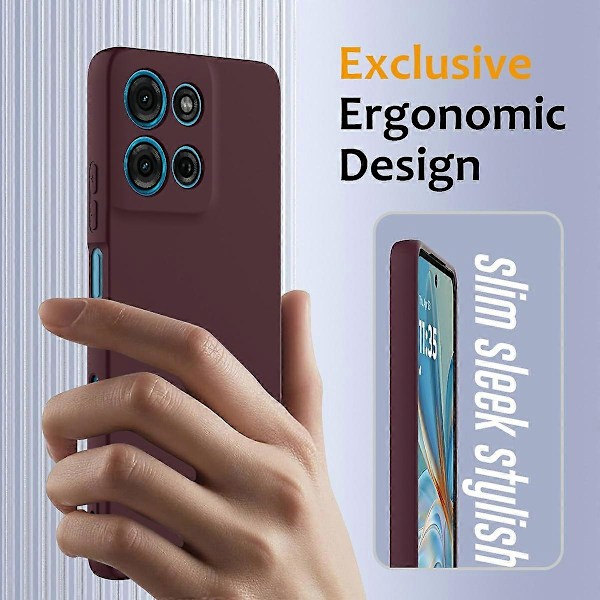 Til Motorola Moto G75 5G Cover Kompatibel med MagSafe Flydende Silikone Telefon Cover med Lanyard [HK] Style C Multicolor