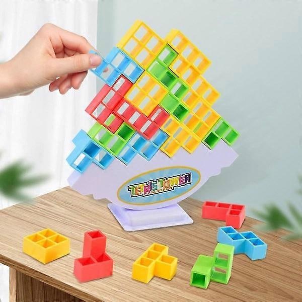 64 kpl Tetra Tower Tasapainotus Palikkapeli, Lautapeli 2 Pelaajalle + Perhepeli [DB][HK]