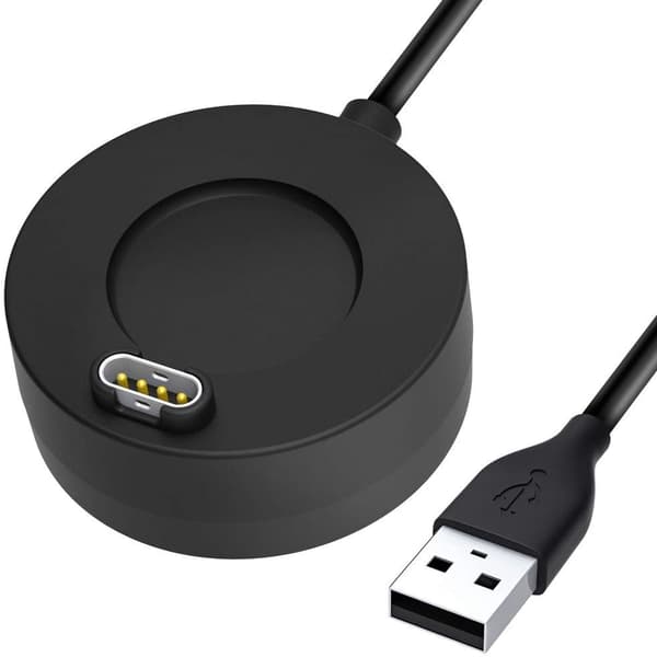USB-laddningskit för Garmin Fenix 5/6 och Forerunner 935/945 - Svart (2-pack)