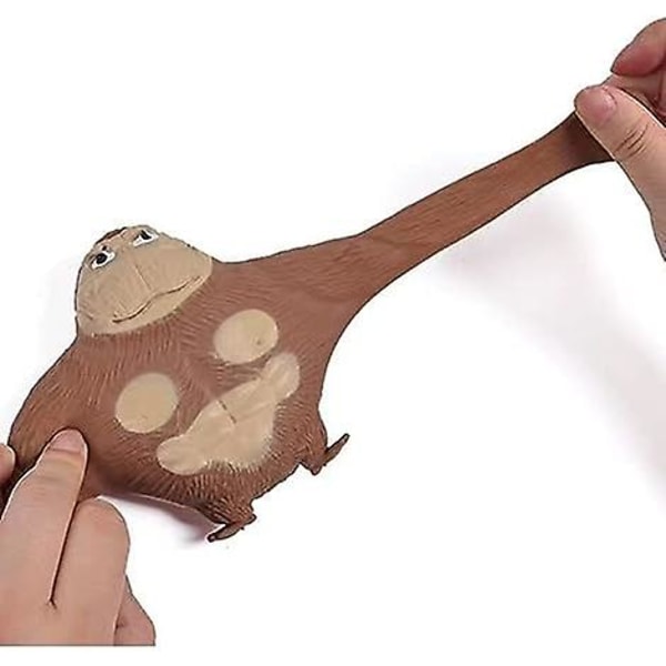 Gorilla Stress Relief Figur, Latex Apor Gorilla Leksaker, Anti-ångest Irritabilitet Gorilla Leksak, Mjuk Klämleksak, Lämplig För Fritid, Ente[HK] grey