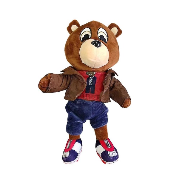 Kanye Teddy Bear Plysjdukke Fylt Dyr West Graduation Bear Collection Voksen Barn Fans Gave Plysj Leke[HK] C