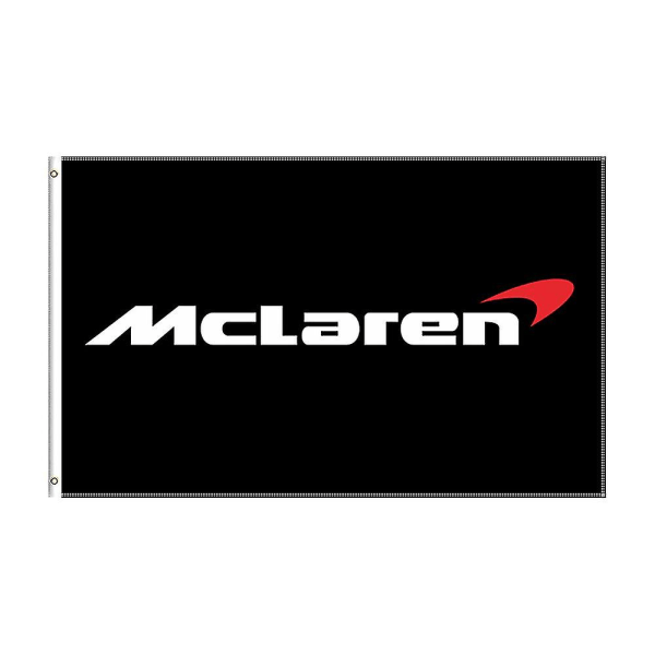 3x5 Ft Mclaren bilflagg polyester trykt bilracerbanner for dekor[HkkK] B 60 x 90cm