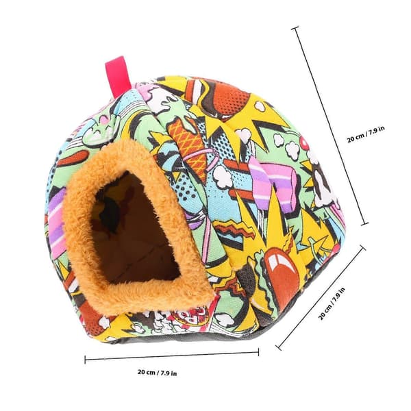 Vintergjemmested i plysj for marsvin, varm seng for hamster [HK]
