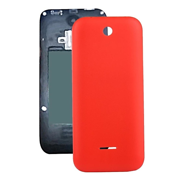 Solid Farge Plast Batterideksel for Nokia 225[HK] Red