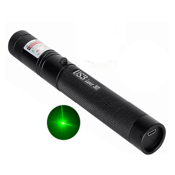 532nm Fokuserbar Laserpenna Multifunktionell Laserpekare för Presentationer[HK] Green Light