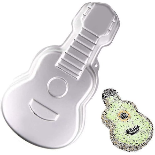 3D Aluminium Kageform Guitar Form Bageform Fødselsdagskageform Køkkenudstyr Kollega Gave[HkkK]