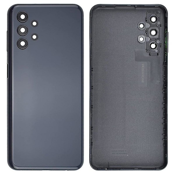 Til Samsung Galaxy A13 4G A135 Batteri Hus med Kameralinse Dæksel -[HK] Black Multicolor