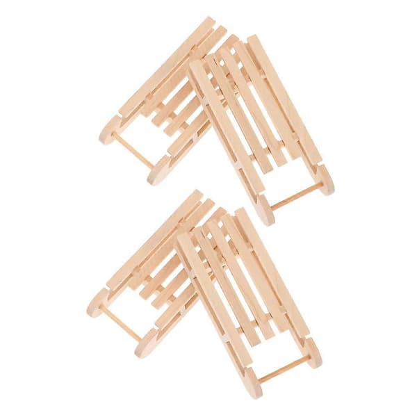 Trekanepynt til julelandskap DIY 4 stk. [HK]