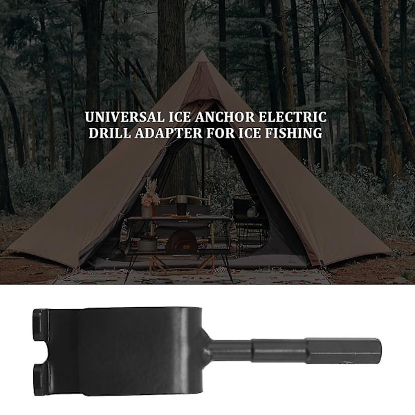 Universal Isanker Power Drill Adapter Til Isfiskeri, Gør Opsætning Af Læ Hurtig Og Nem, Is[HK]
