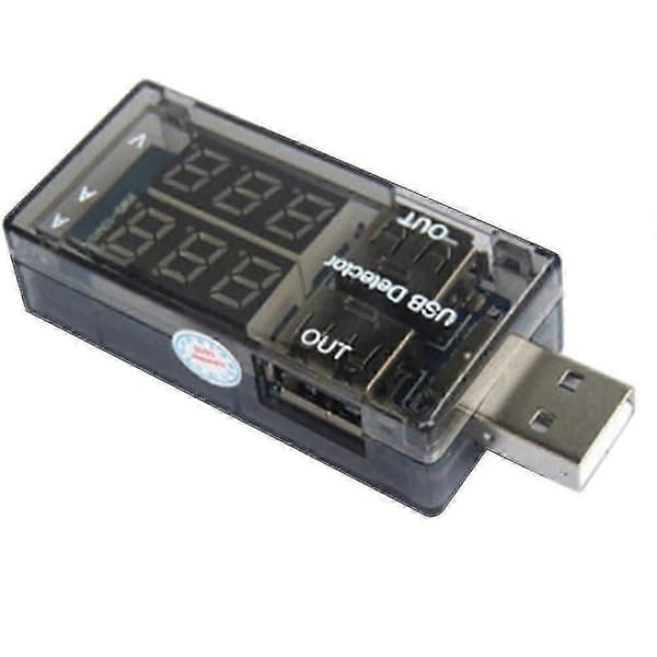 USB-detektor digitalt multimeter strømtester strømspændingsbatterimonitor med LED-display [HK]