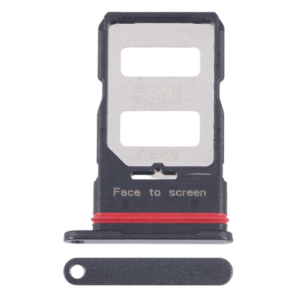För Xiaomi Poco X6 Pro Original SIM + SIM-kortsfack [HK] Black