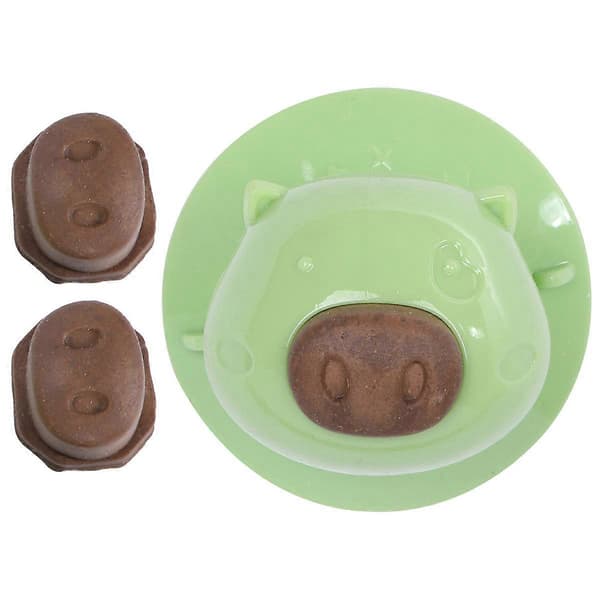 Hundleksak Sugpropp Bitleksak för Matning och Slickning Grön[HK]