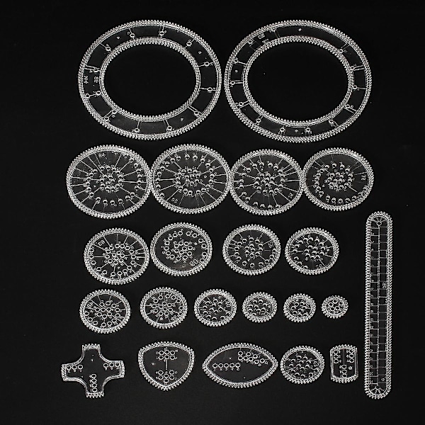 For Spirograph Design Sæt Tin Tegne Kunst Håndværk Skab Uddannelsesværktøj WS37695[HK]