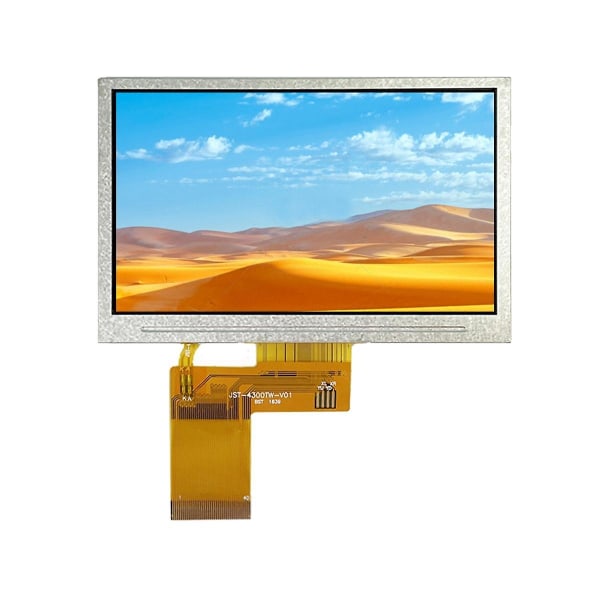 Kjernefysisk strålingsdetektor LCD-skjerm 480x272 kapasitiv skjerm 4,3 tommer testskjerm Kjernefysisk stråling([HK])
