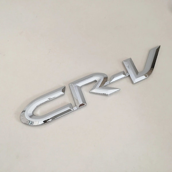 1 stk 3d Abs Høj Kvalitet Crv Cr-v Bil Bogstav Emblem Bag Bagagerum Mærkater Badge Sticker Dekal Styling Auto Tilbehør[HK]