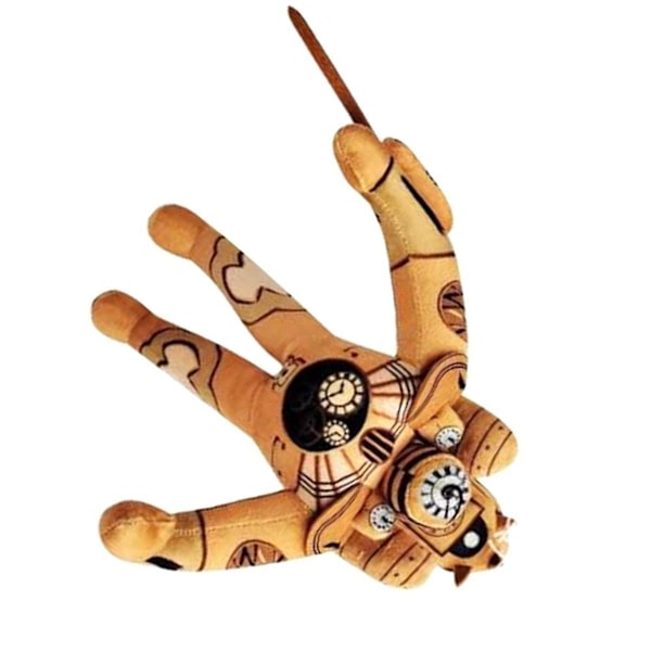 Clockman-pehmolelu, multiverse Clock Man -pehmolelu, täytetty animoitu peli Anime Plushie -nukkehahmo tyynylahjat [HK] As Shown