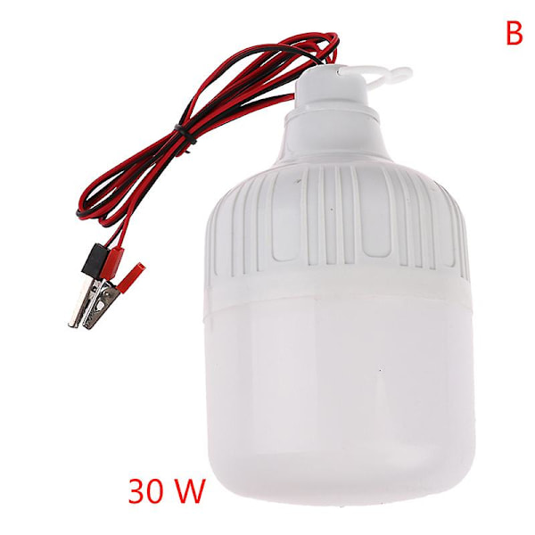 LED Lampa Ampull LED Glödlampor 12v Lampa 20w 30w Spot Lampa Portabel[HK] 30W Clear