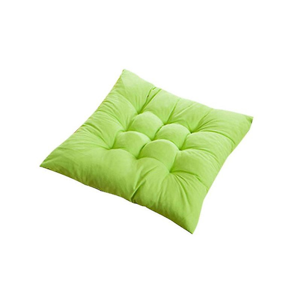 40x40cm Mjuk Sittdyna i Fast Färg, Kvadratisk, Tjock, Matplatsstol Dekoration XC[HkkK] Red