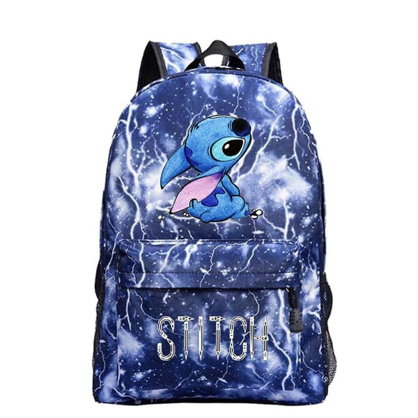 Lilo & Stitch -piirretty reppu kouluun lapsille pojille ja tytöille matkalaukku lahjaksi [HK] D