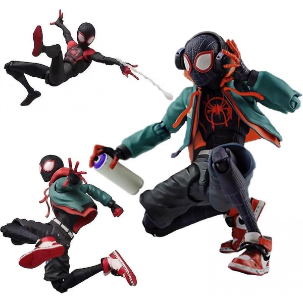 6-tommer Spider-man Action Figurer, Legends Series Spider-man: Across The Spider-verset, Peter Parker Playsets Toy[HK] Miles Morales
