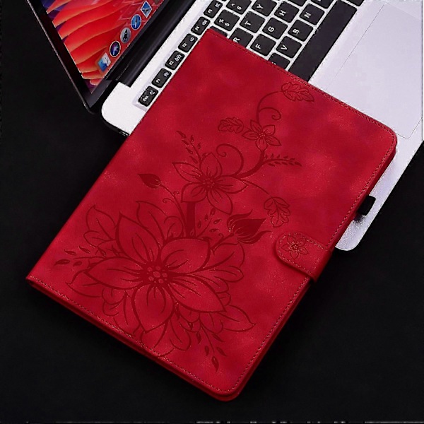 Emed Læder Etui Til iPad mini 5 / 4 / 3 / 2 / 1[HK] Red