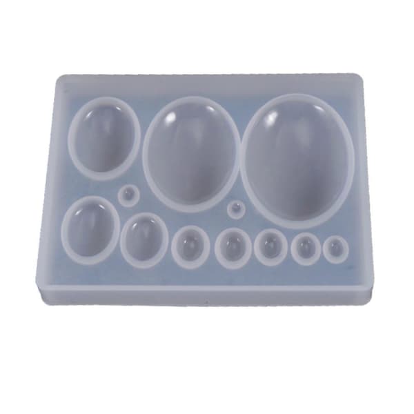 WinysinCrystal Epoxy Form Gem Patch Form Time Gem Dekorativt Ornament Silikoneform [HK]