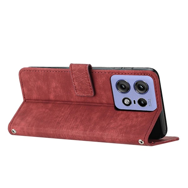 PU-kotelo Motorola Edge 50 Pro[HK]:lle Red