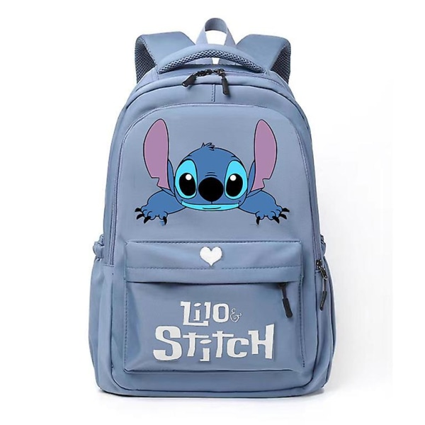 Anime Stitch Ryggsäck Barn Skolväska Flickor Dagryggsäck Barn Ungdomsväskor Kawaii Vattentät Stor Kapacitet Skolväska[HK] style 2