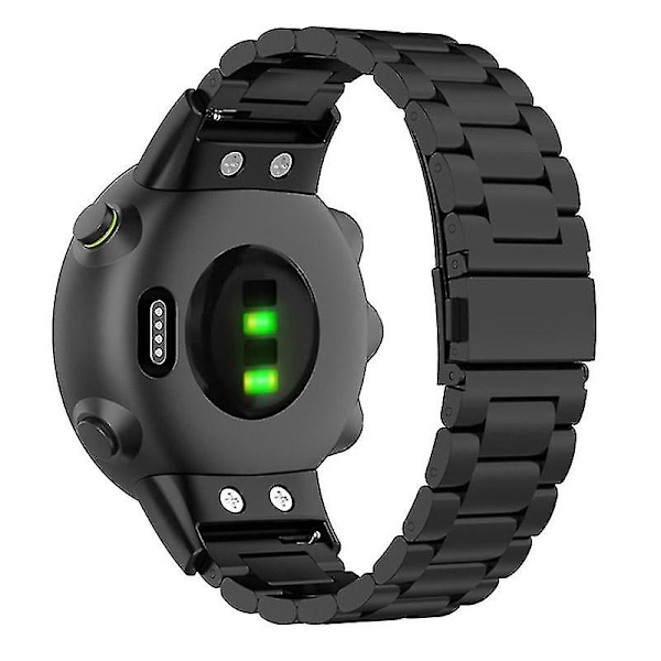 För Garmin Forerunner 45/45S/Swim 2 Klockarmband Ersättningsarmband med Viklås [HK] Style A Garmin Forerunner 45S Black, Black