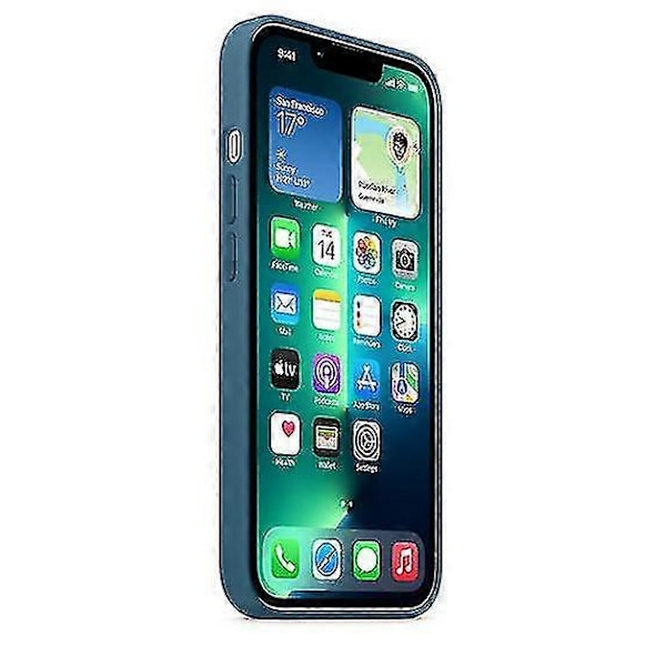 Silikonskal för iPhone 13 Pro Max - Förbättrat skydd med MagSafe-kompatibilitet[HK] Blue Jay
