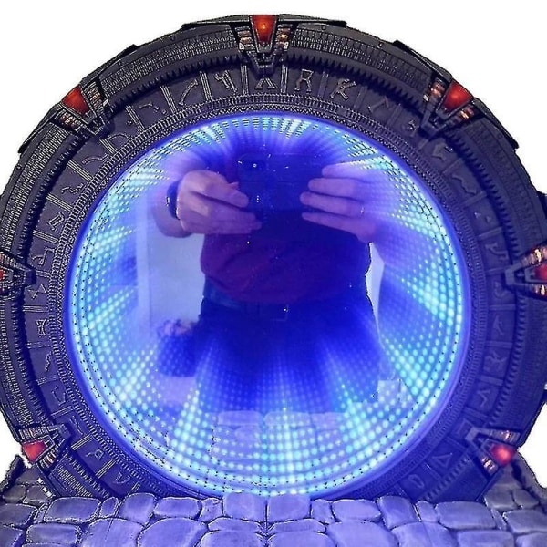 Star-gate Light Mirror Cosplay Prop Replica Fantastisk Atlantis Universe Samlingsgave Gaming Skulptur Modell Lekerekvisit[HK]