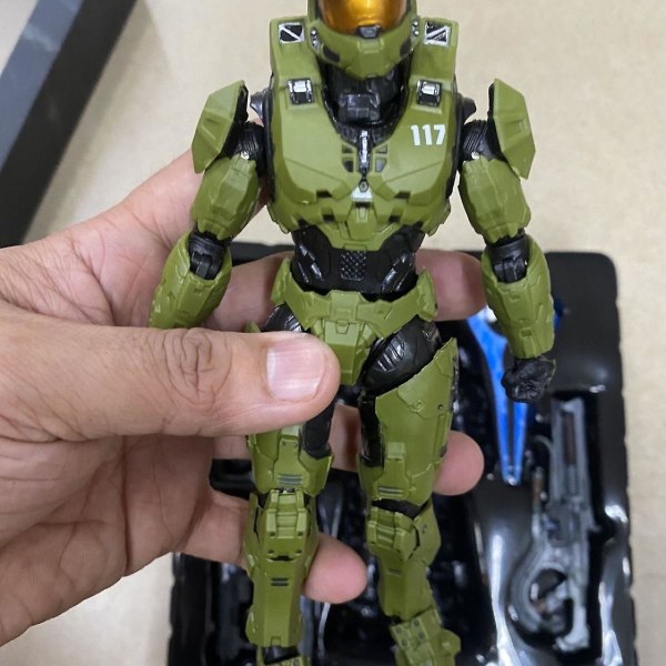 Halo Infinite Master Chief Mjolnir Mk Vi 1/12 Skala 17,5cm 6\" Actionfigur Re:edit Gen.3 117 Ko's 1000 Modelldocka Leksaker[HK] with box Master Chief