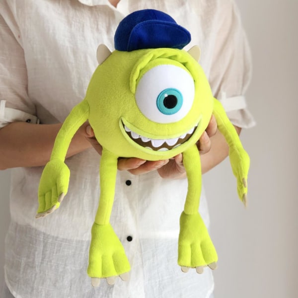 Ny Disney Monsters University Maoguai Sullivan Plysjleketøy Storøyd dukke Mike Doll Tegneserie Omkringliggende plysjleketøy Barnegaver[HK] Mike   40CM