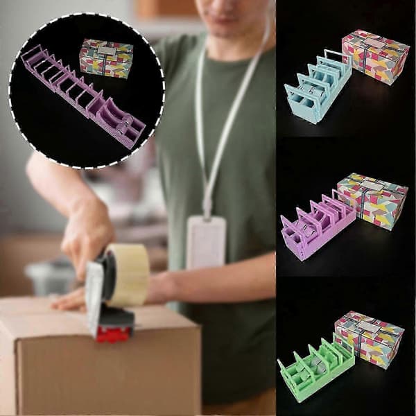 Bordteipdispenser med enhåndskutter for studier [HK] Green