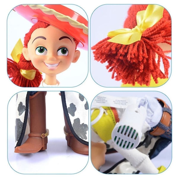 Woody Jesse Bevegelig karakter Bursdagsdukkeduk Cowboy Pixar Toystory Gift-r[HK] Jessie