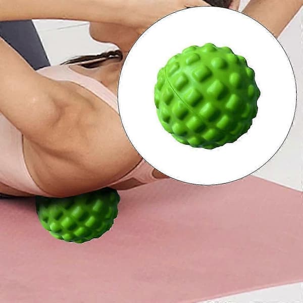 Elastisk massagebold til muskel- og rygsmerter, grøn rulle [HK]