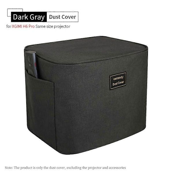 Fsw Støvdeksel for Xgimi H6 Projektor Slitesterkt Beskyttelsesetui H6 Pro Kontorprojektor Vert Fjernbart Deksel[HK] Dark Gray-H6 Pro