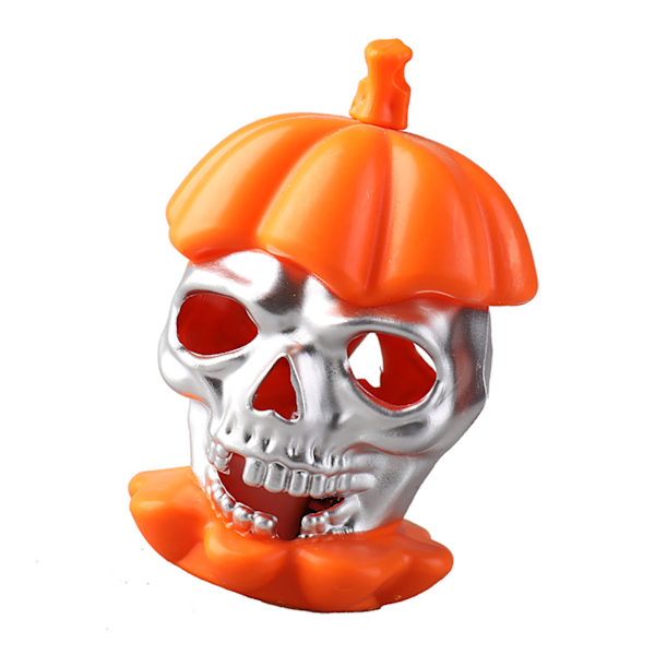 Halloween Skull Lights Halloween Skull Pumpkin Lantern Night Lights Halloween Table Top Decoration Battery Operated[HK]