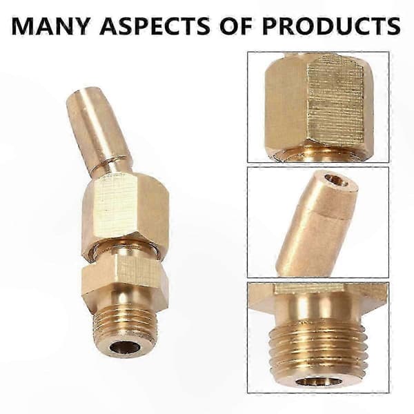 12 stk. 1/8\" messing springvandsdyser til vandfunktioner, universel pasform til landskabsudstillinger [HK] Gold